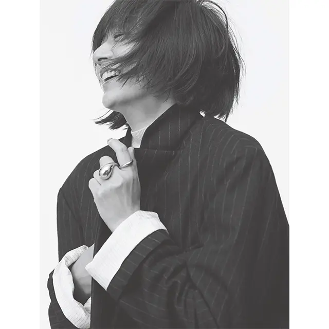 最愛のジャケットは リラックスムードが 気分です