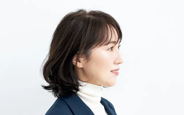 ラインを残したカットでスタイリッシュなボブに　サイド