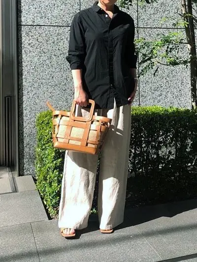 宮崎桃代×Drawing Numbers ボーイズテイストシャツ ￥27,500