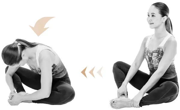 股関節とおしり、背中のストレッチ