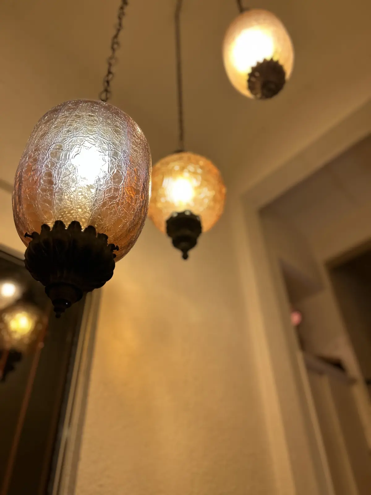 中目黒　燻製　お洒落な照明