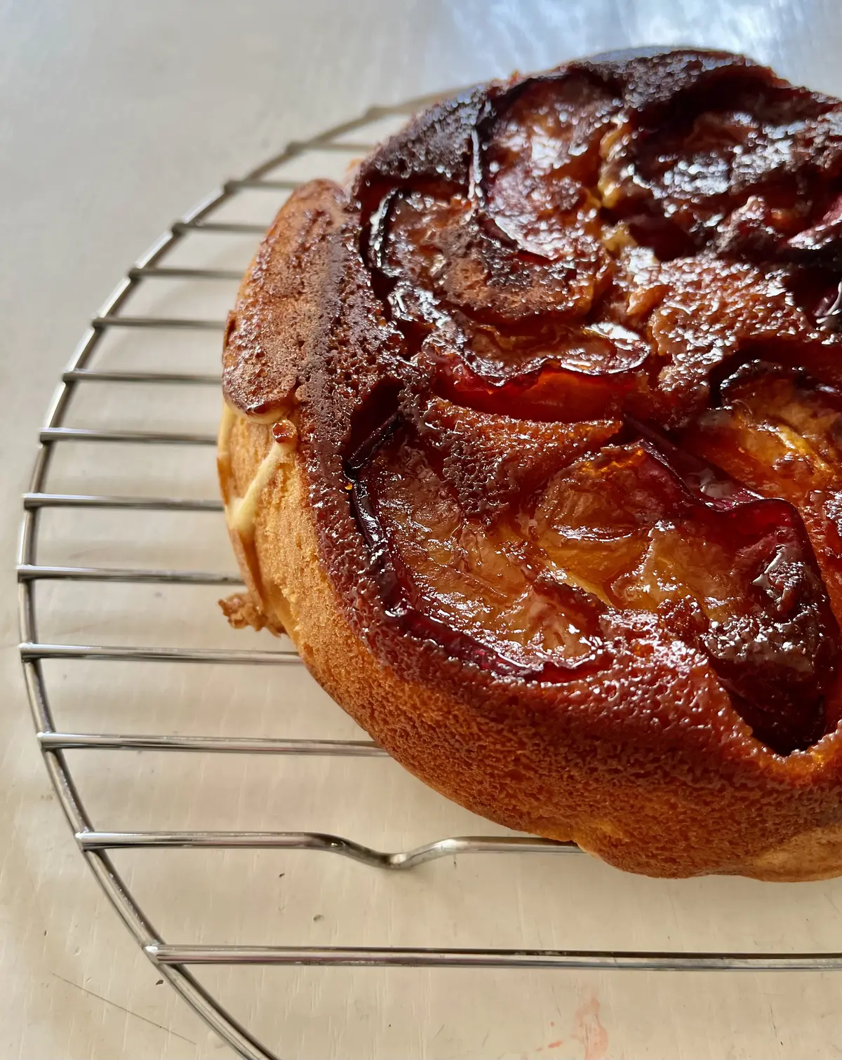 りんごのアップサイドダウンケーキ