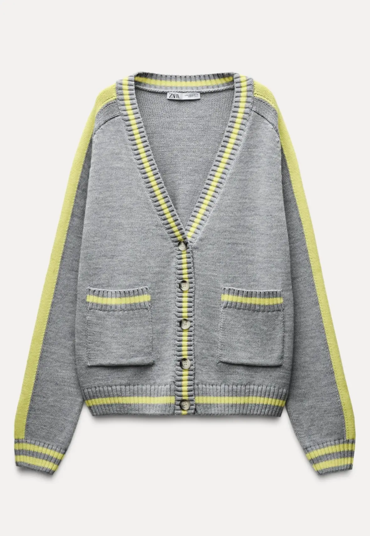 ZARAのニットジャケットで春カジコーデの画像_1