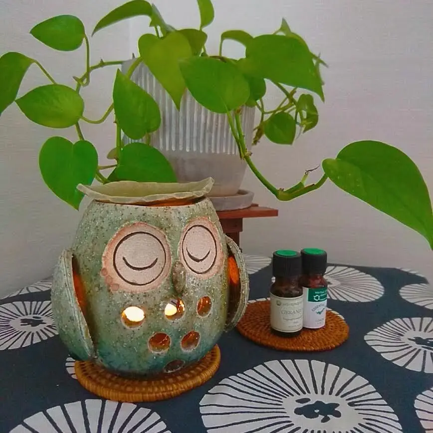 信楽焼のアロマポット