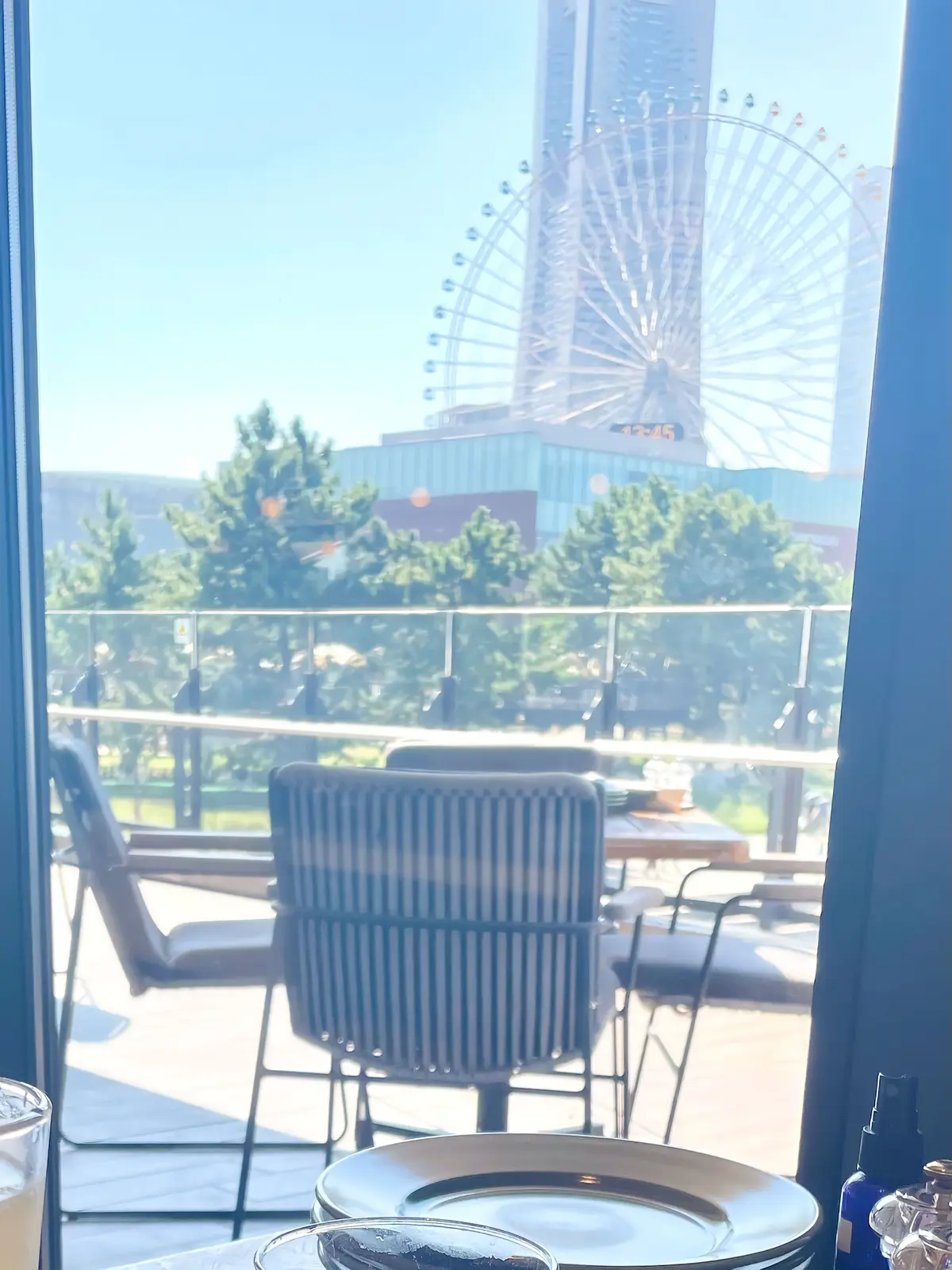 HAMMER HEAD。ハンマーヘッド。テラス。テラス席。窓際席。観覧車。