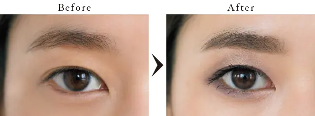 品格ブラウンアイのビフォーアフター