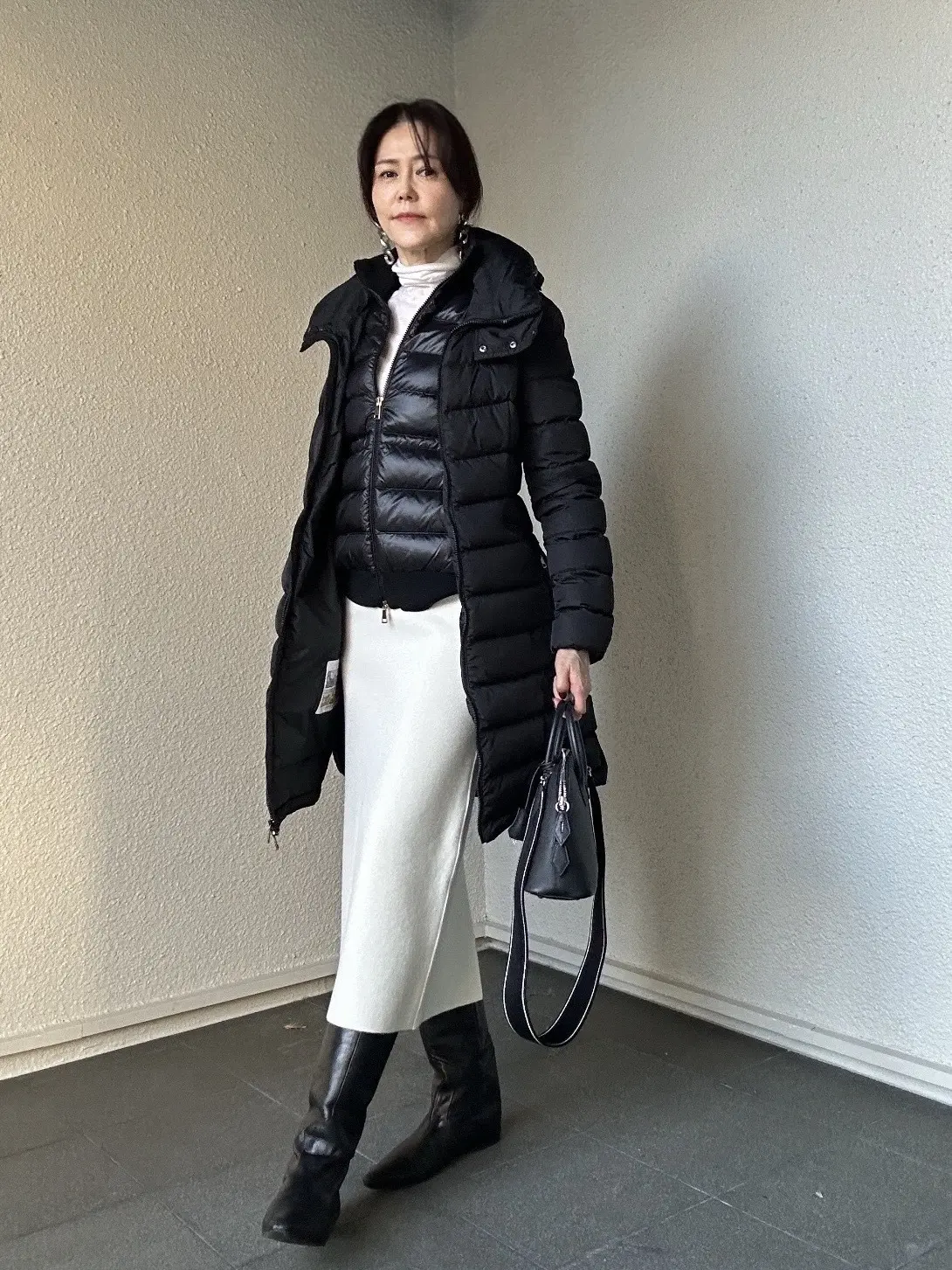 モンクレール　ダウンニットカーディガン