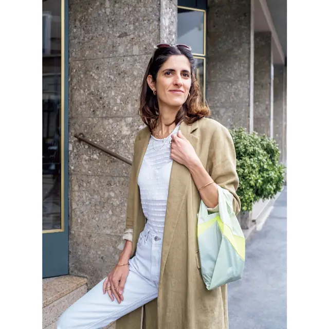 海外おしゃれマダムのジュエリーコーデ　ミラノマダム