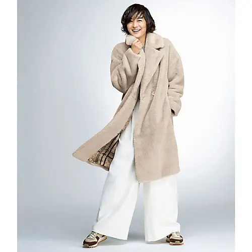 HERNO エコファーロングコート ￥115,500