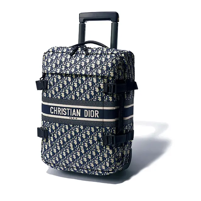 ディオールのキャリーケース トロリー