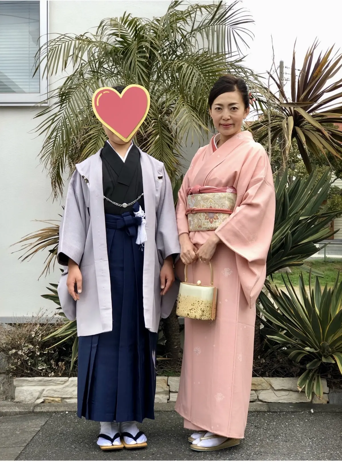 桜色の着物を着て卒業式へ♪の画像_3