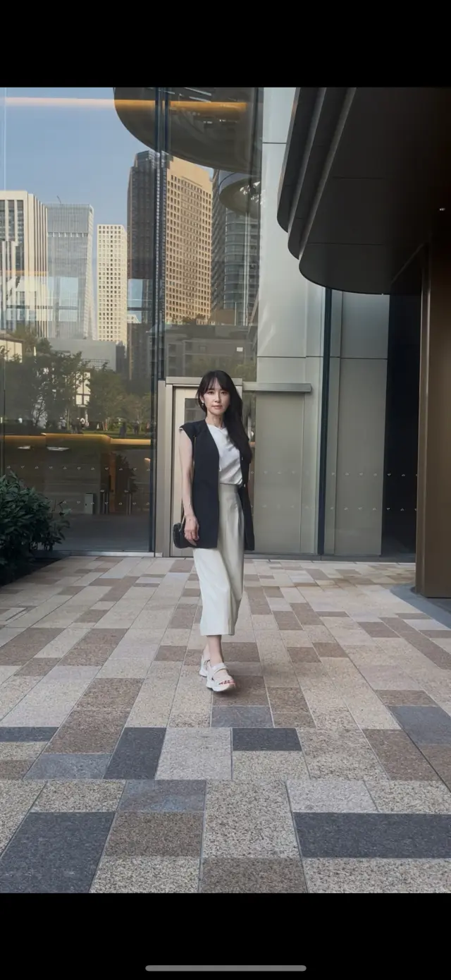 白✖️黒　大人のモノトーンジレコーデの画像_9