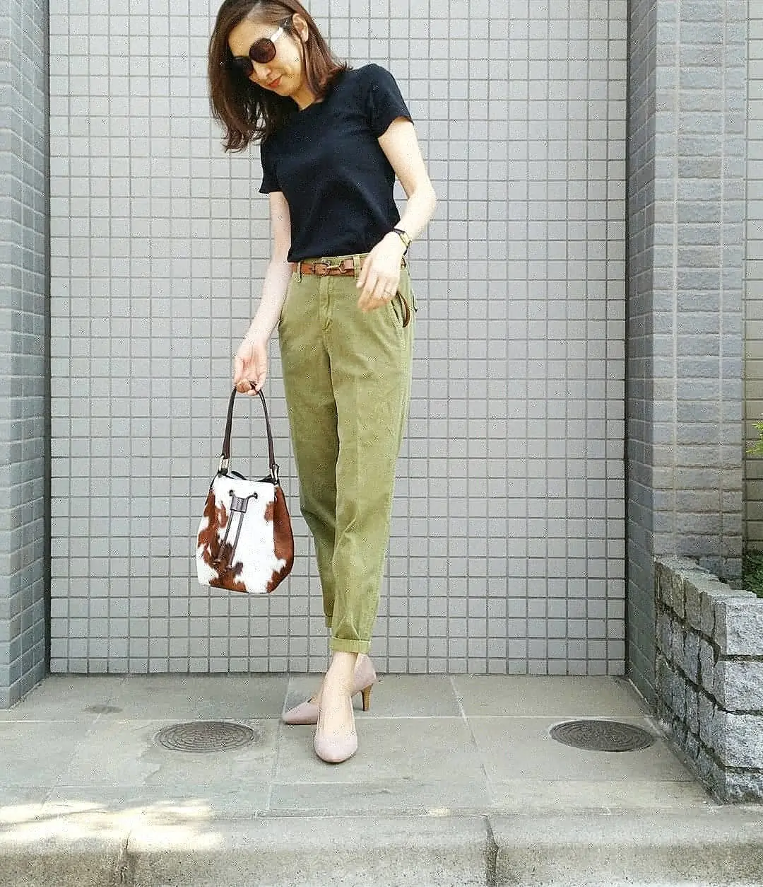 カーキ&MARCO MASIのハラコバッの画像_2