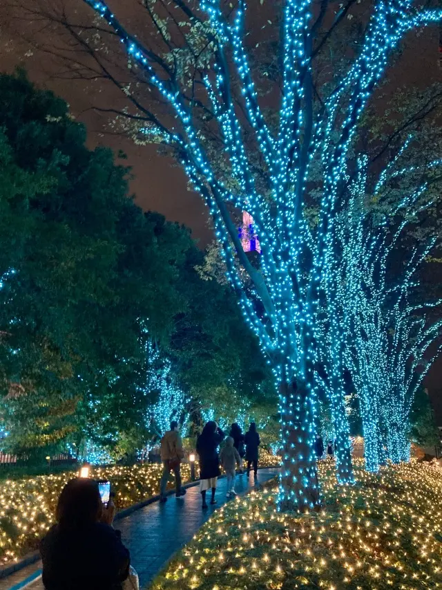 新宿駅新南口サザンテラスのイルミネーション　shinjuku christmas light