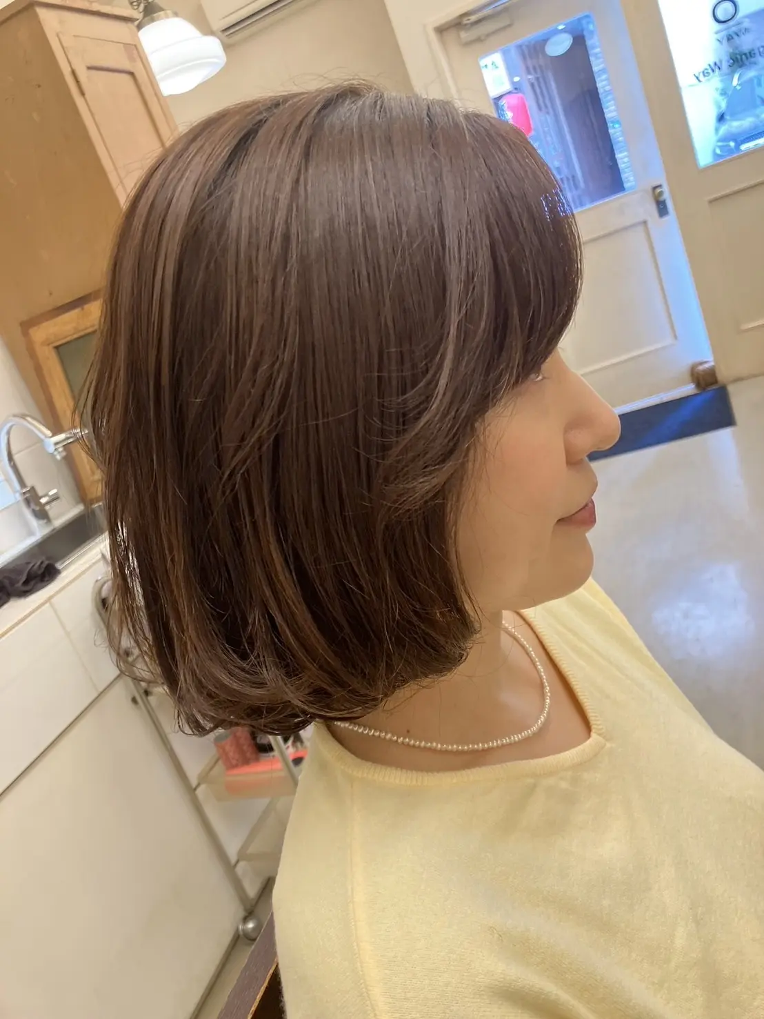 アラフィフ　ヘアスタイル