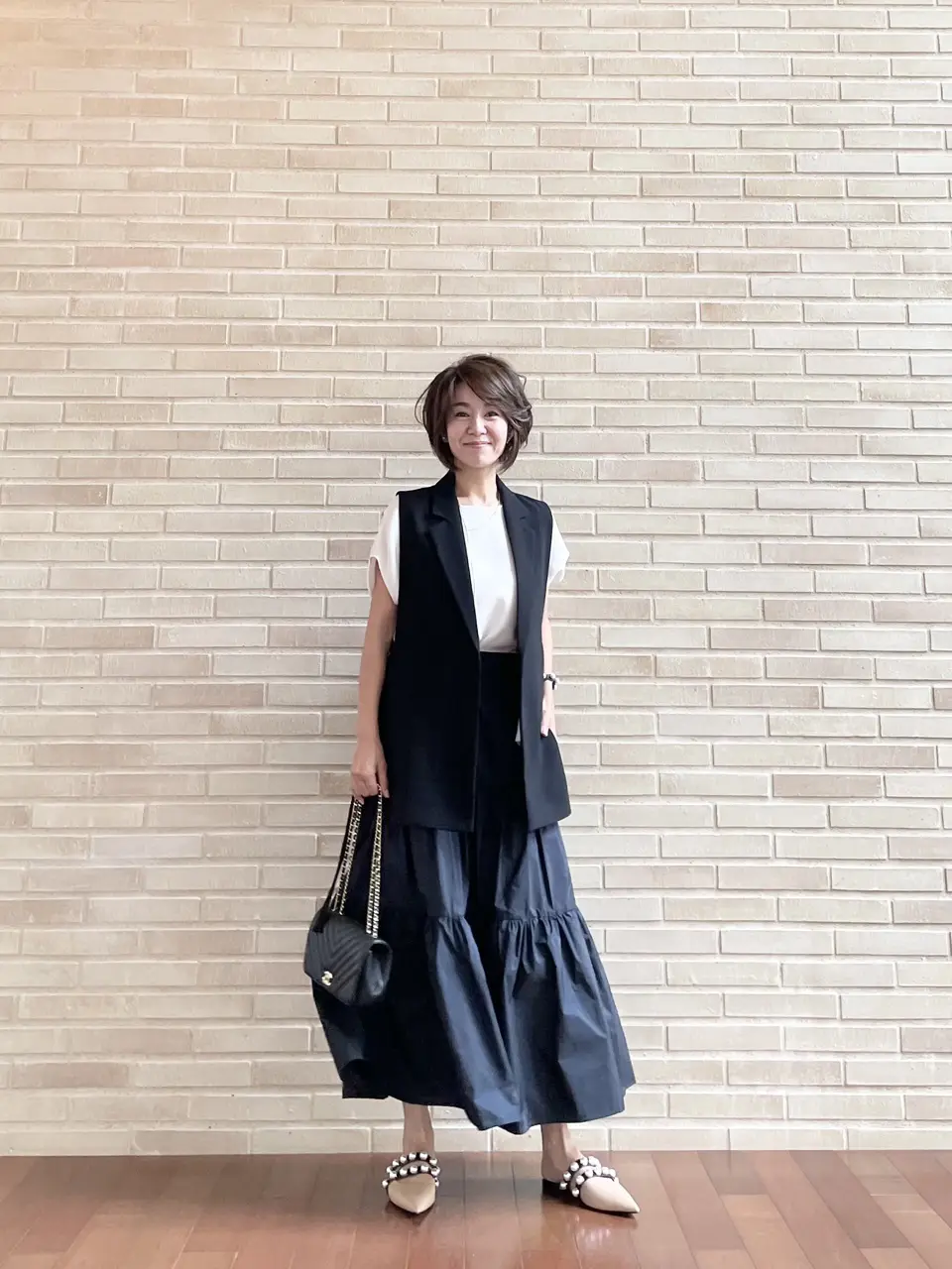 ZARAのショートジレ★3スタイルの画像_4