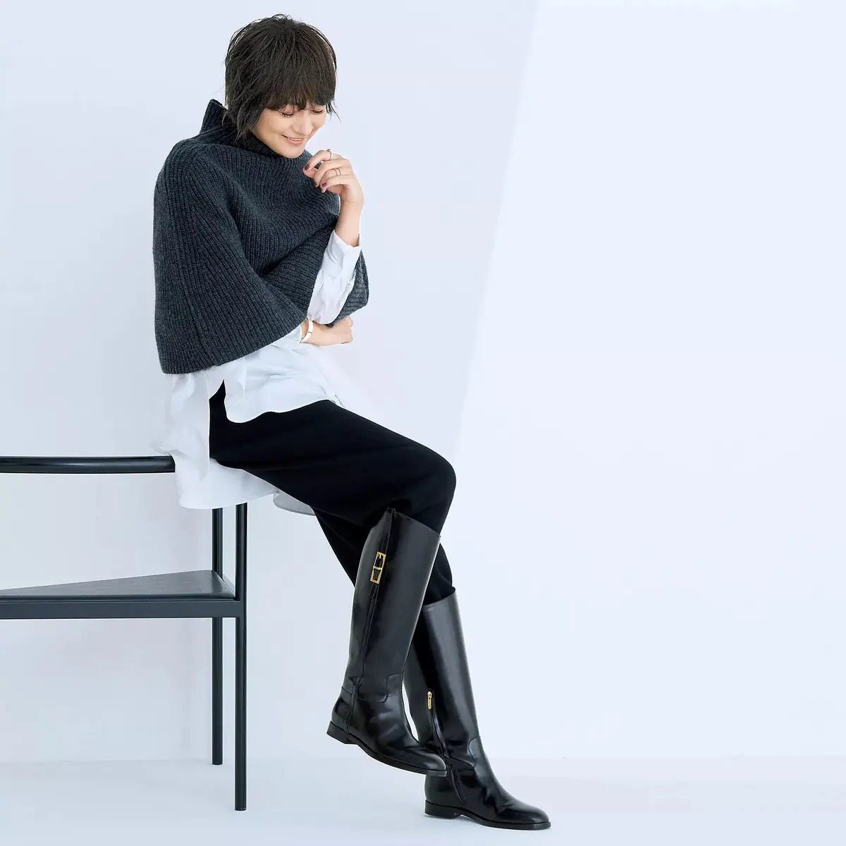 富岡佳子さんがまとう「J&M DAVIDの画像_4