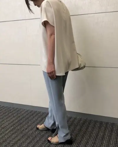 E by eclat コクーンブラウス ￥10,890