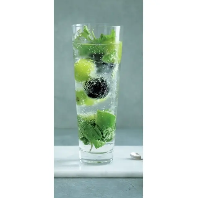 「2種のブドウのノンアルモヒート」