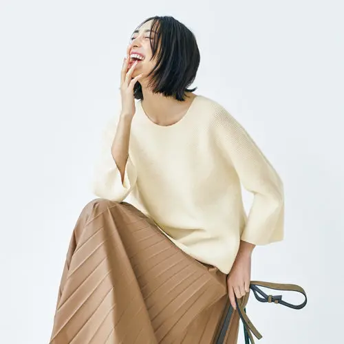 PLAIN PEOPLE フレアニット