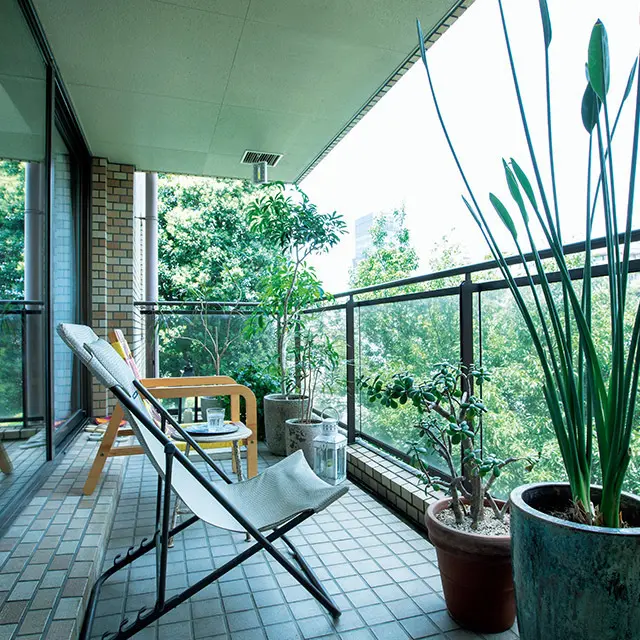 クールダウンするお気に入りのテラス