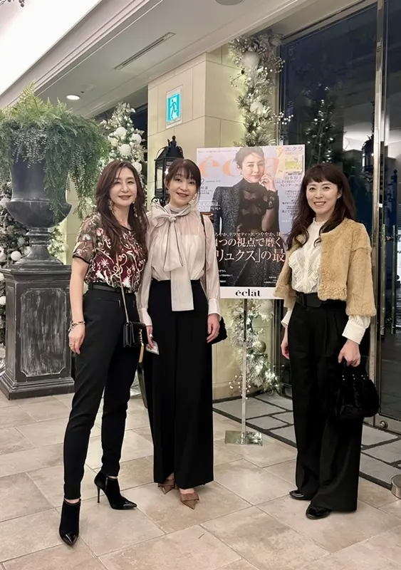 チームＪマダムの3人でパチリ♪左からErikoTさん、私、トモコさん