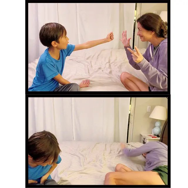 意外な得意技!? 子供と真剣になって大爆笑