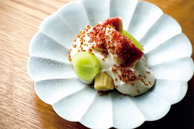 いちじくやマスカット入り「季節の白和え」￥1,500