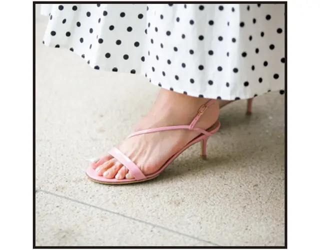 ひと目惚れしたパテントレザー