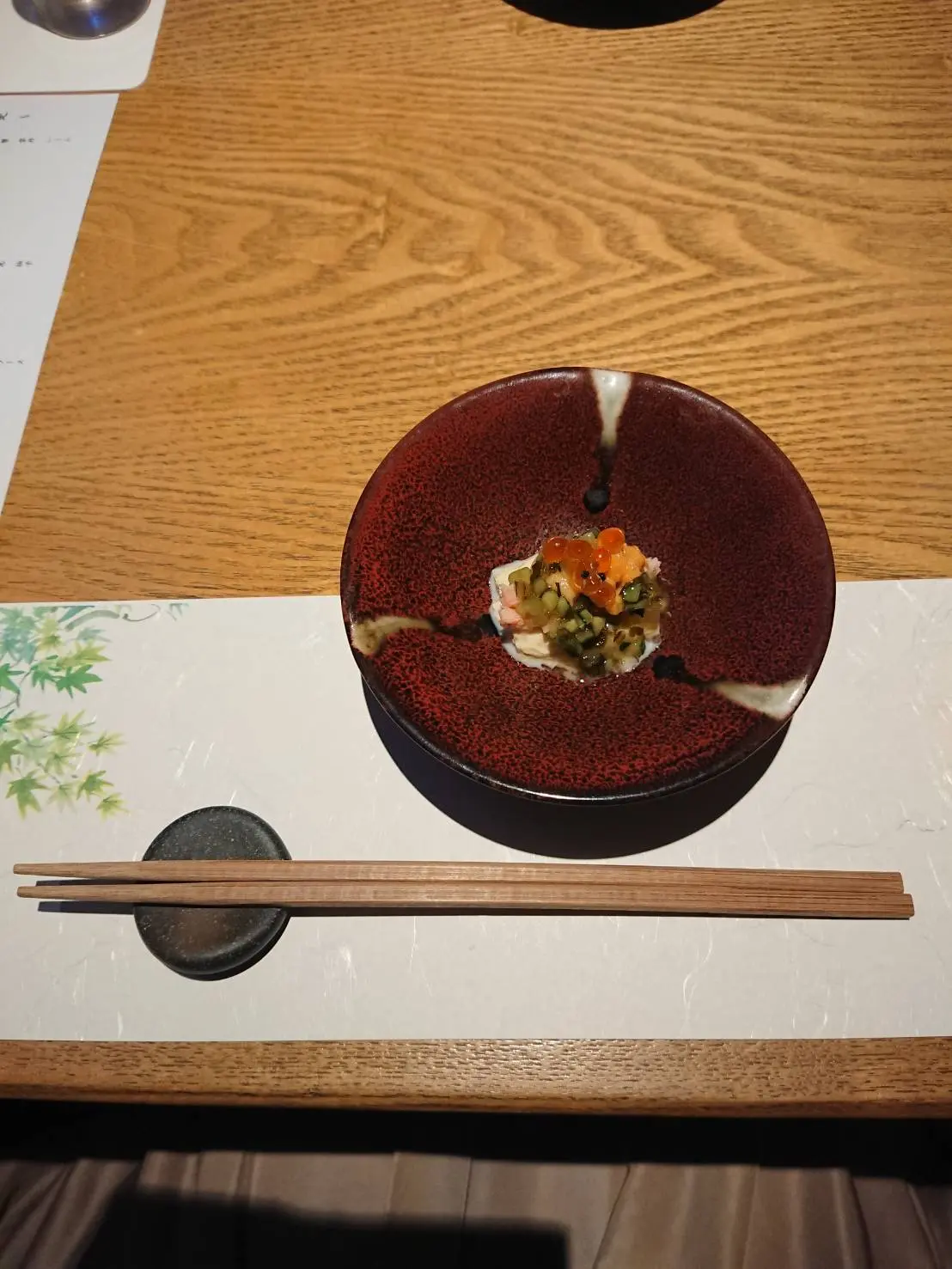 先附  生湯葉 ずわい蟹 雲丹 いくら