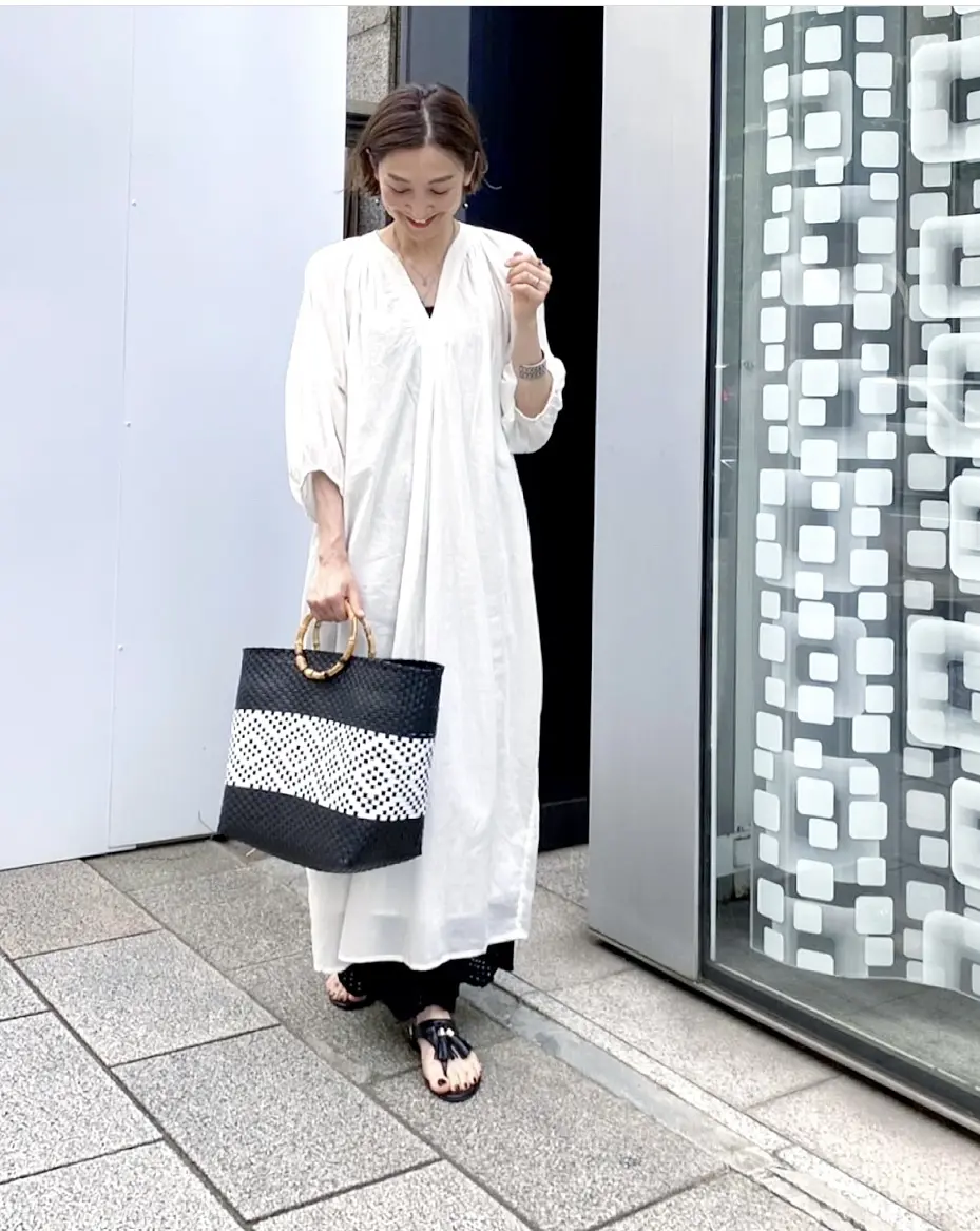 白ワンピ＆メルカドバッグ 2styleの画像_11