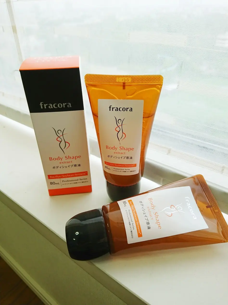 リピ買いしている㈱協和フラコラの「Body　Shape　extract」ボディシェイプ原液　ミドルエイジ特有のもたつき対策に