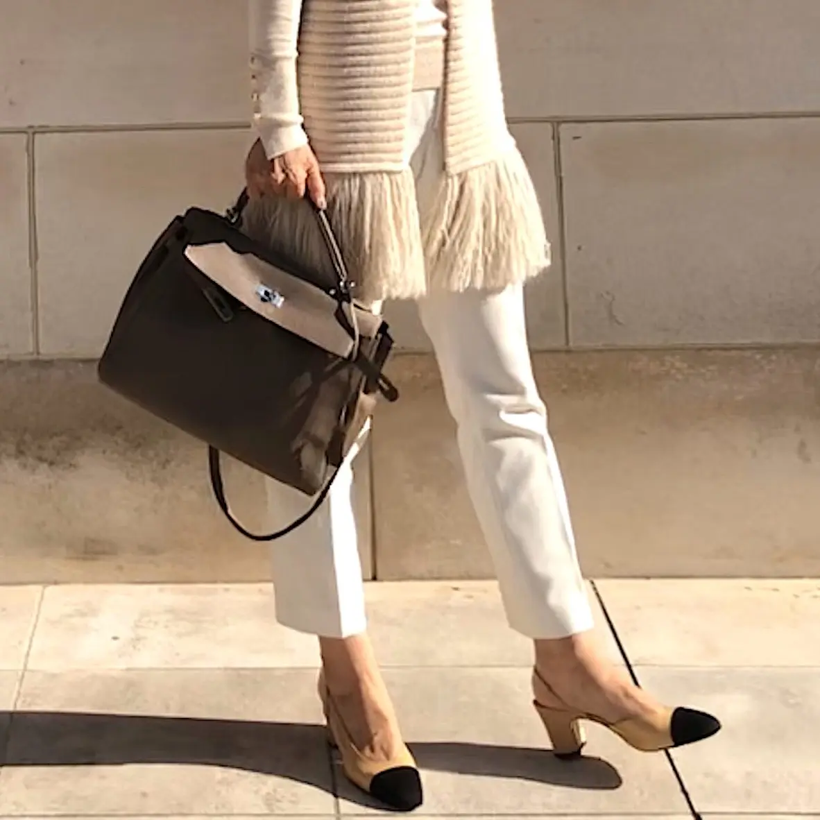 CHANELシューズでシンプル服にスパイの画像_5