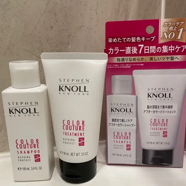 一度染めたら、少しでも長持ちさせる！　アフターカラー用のシャンコンに切り替えて
