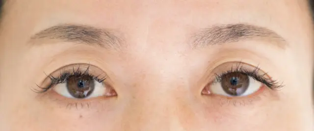 自前メイクの眉