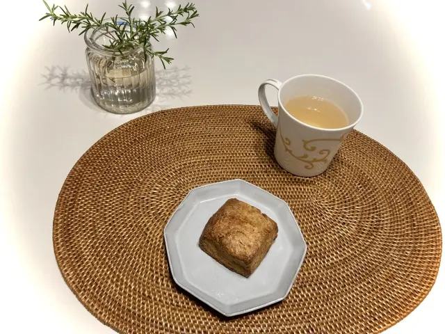 東京都港区三田　wellkの全粒粉スコーン　モーニングもやっているそうです。