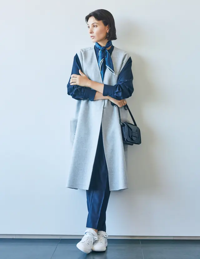 しゃれ見え＆細見えジレ