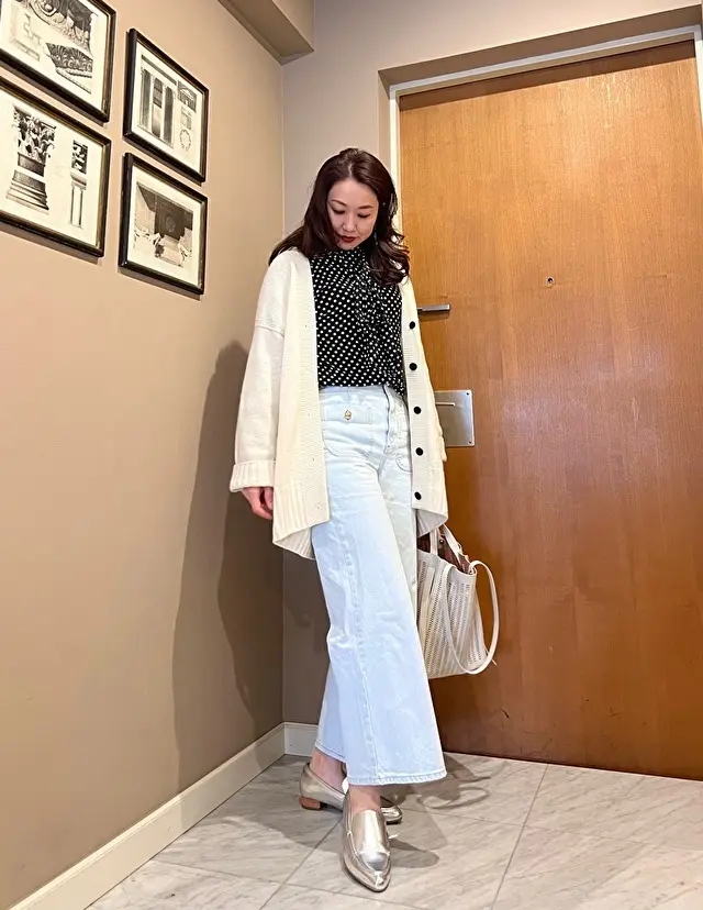 久しぶりに買ったZARAのデニムでお散歩コーデ