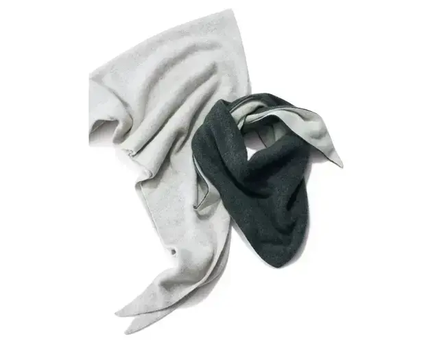 ASAUCE MÊLERのカシミヤ三角ストール