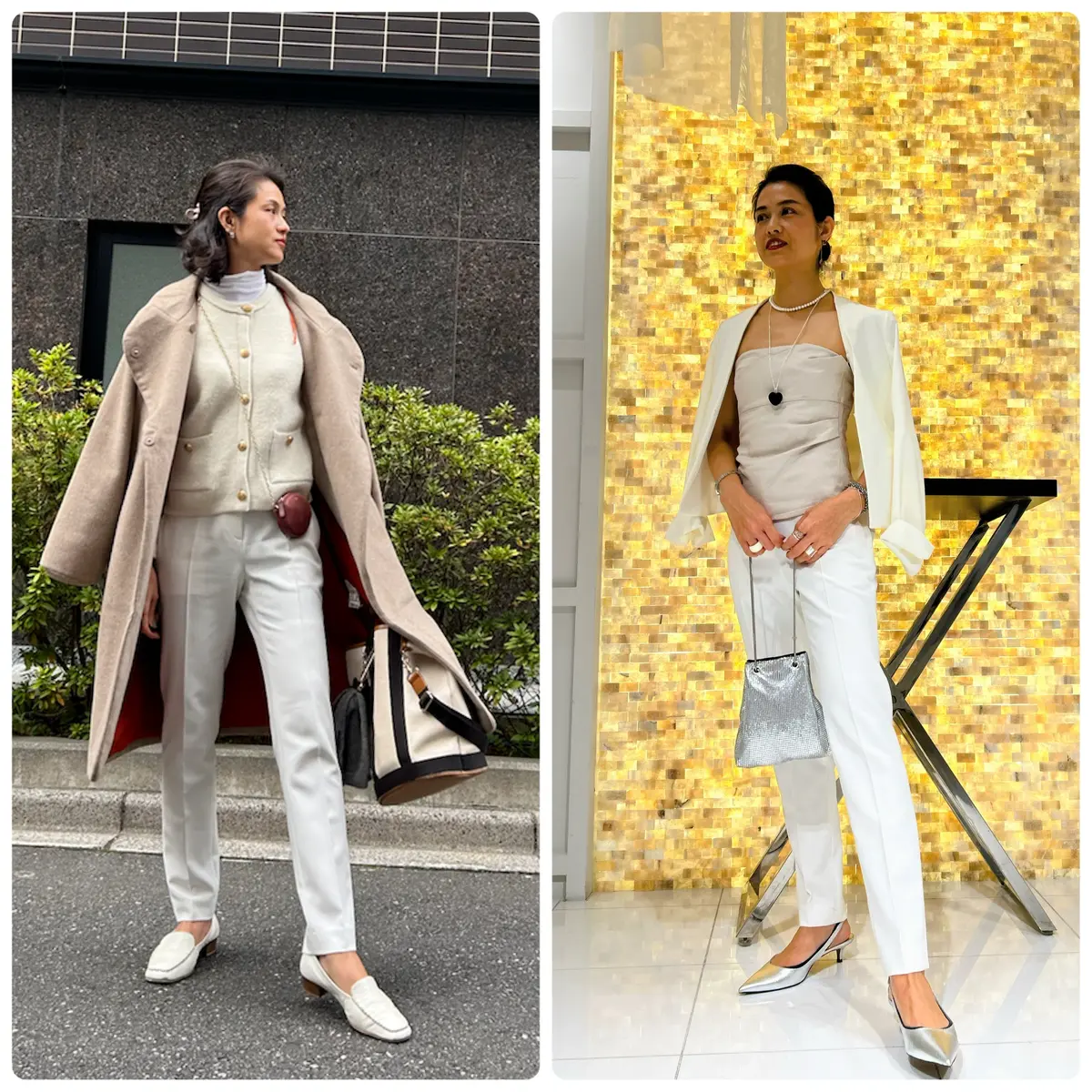 ZARAで冬のオールホワイトコーデの画像_9