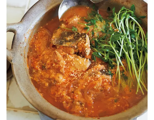 タラとおからのチゲ