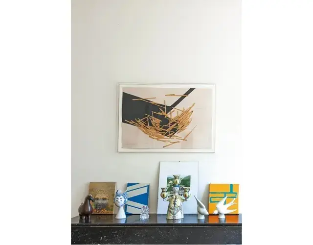 寝室のディテール。