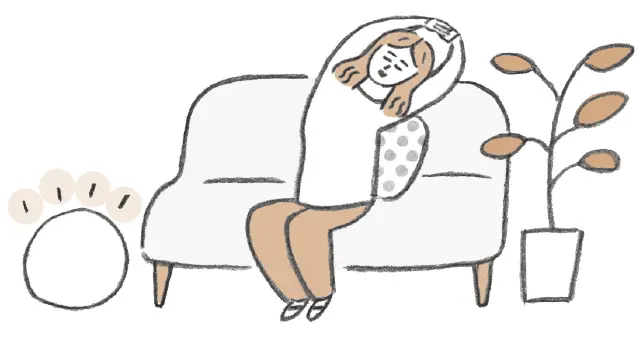 寝る前は間接照明