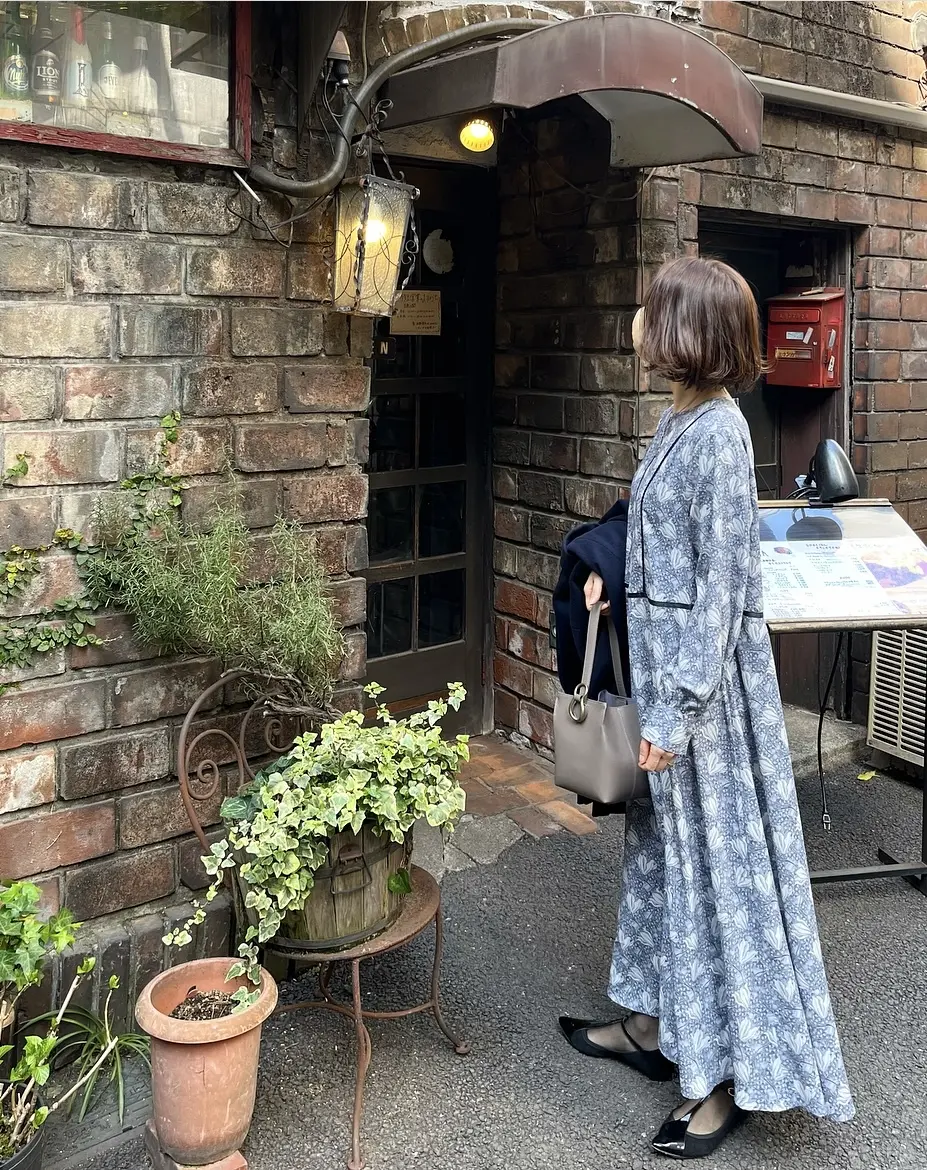 柄ワンピでプリンアラモード＆神保町カレーの画像_2