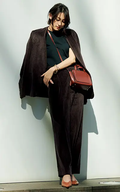 新感覚のコーデュロイ、エイトンのパンツ