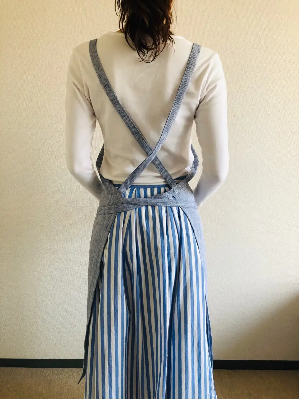 服を纏うようにエプロンを 〜秋の手仕事②の画像_2