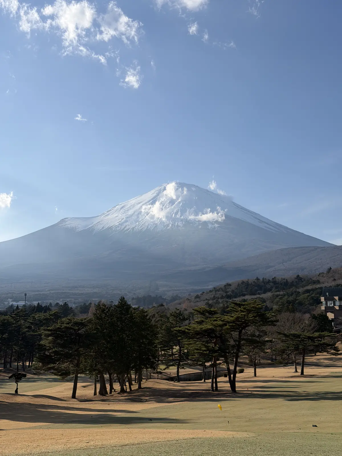 ゴルフコース　富士山