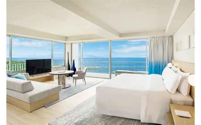 オーシャンビュー コーナージュニアスイートの客室