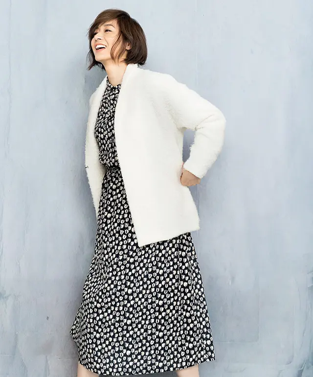 「大きめカーディガン」はルーズにはおるだけで様になる