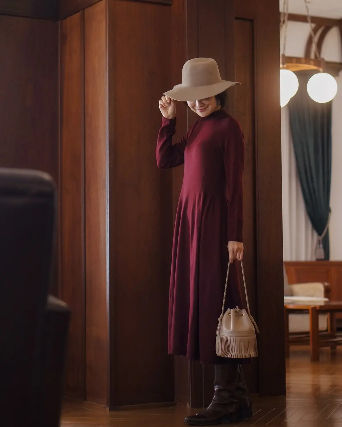 華組　ブーツコーデ